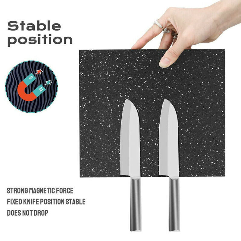 Magnetic Knife Holder – Wall Mount Block Rack for Kitchen Storage