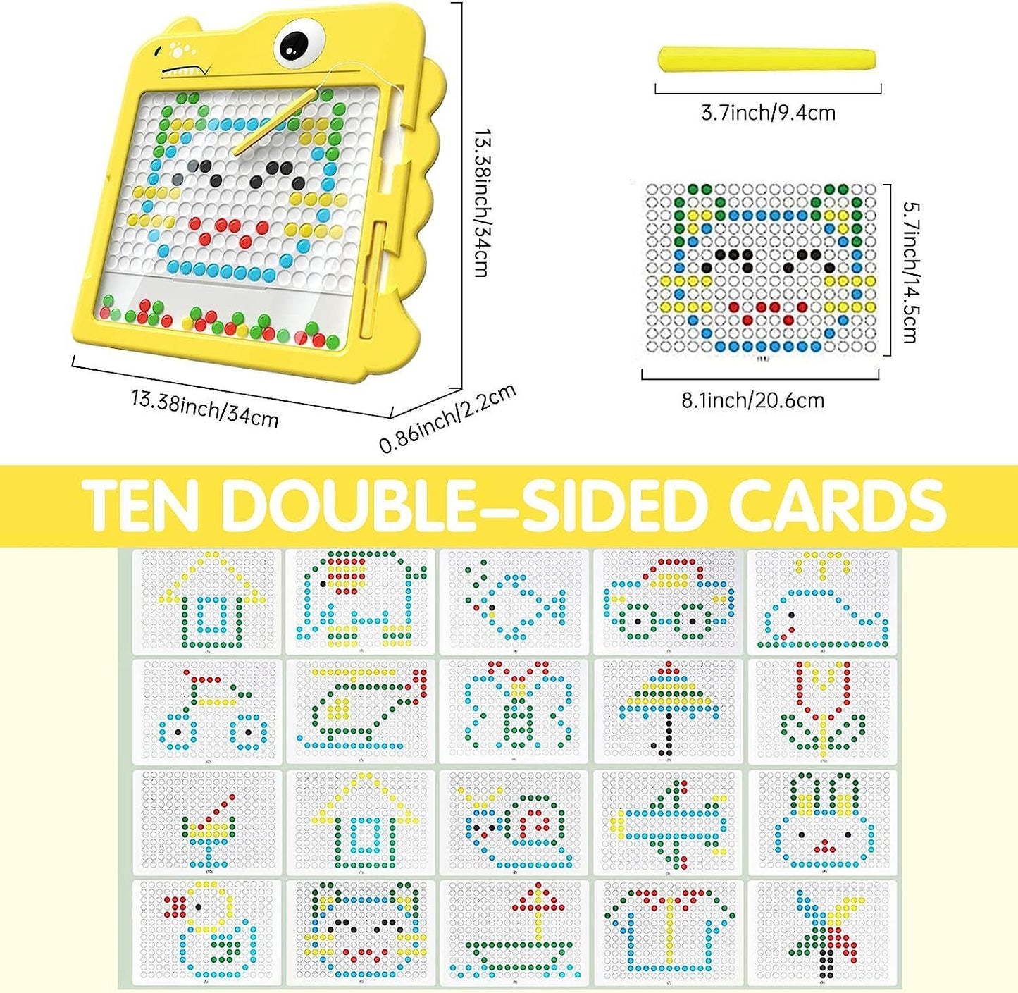 Creative Doodle Dot Board™ – Magnetic Drawing Pad for Kids | STEM Toy