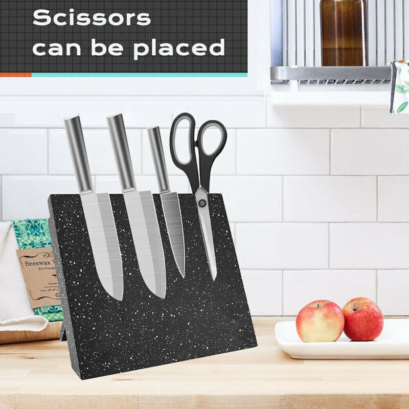 Magnetic Knife Holder – Wall Mount Block Rack for Kitchen Storage