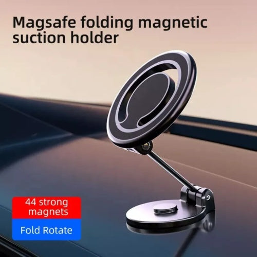 Magnetic 360° Phone Holder – Strong Grip Car & Desk Mount