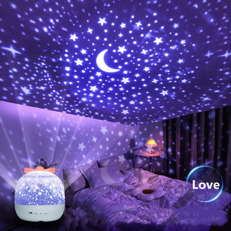 Starry Sky Galaxy Projector Night Light – Dreamy Room Lamp