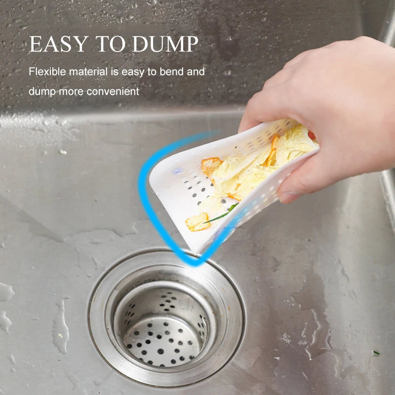 Silicone Shower Hair Catcher Non-Slip Drain Cover for Bathroom & Sink