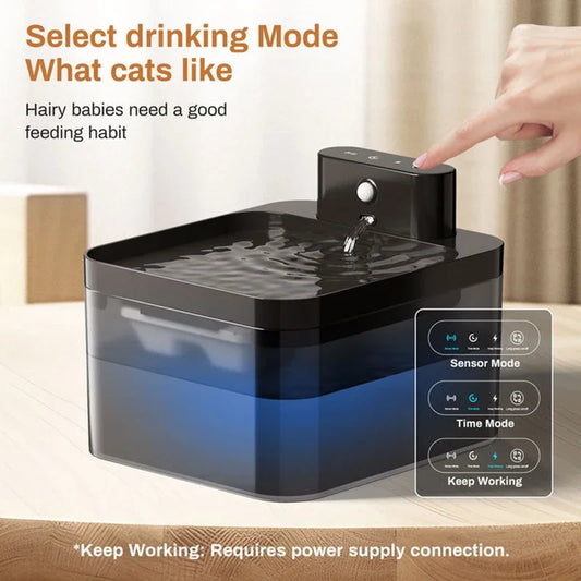 2.2L Smart Pet Water Fountain – Automatic Cat & Dog Water Dispenser
