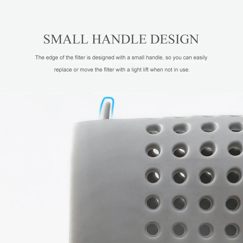 Silicone Shower Hair Catcher Non-Slip Drain Cover for Bathroom & Sink