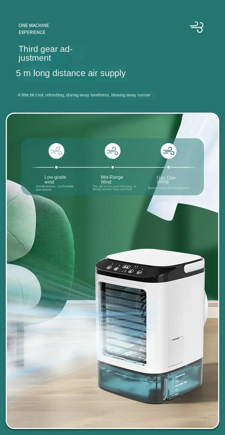 ChillAir™ Portable Mini AC – 3-in-1 Air Cooler, Humidifier & Fan