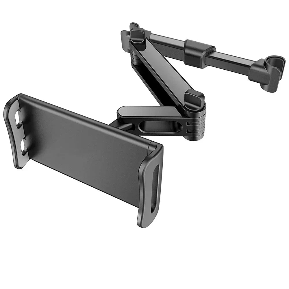 360° Car Headrest Tablet Mount – Back Seat Holder for iPad & Phones