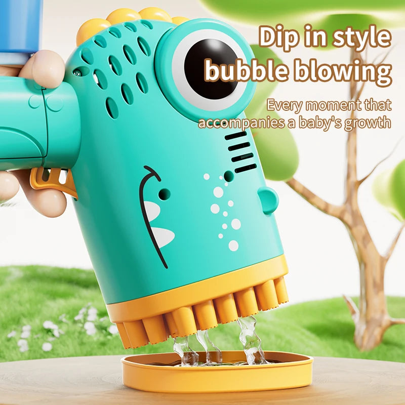 Dino Bubble Gun for Kids – Automatic Bubble Blaster Toy