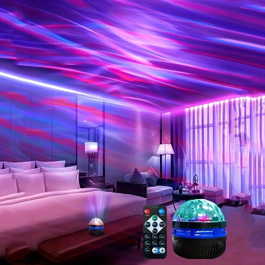 LED Galaxy Star Projector | 360° Rotation, USB Rechargeable