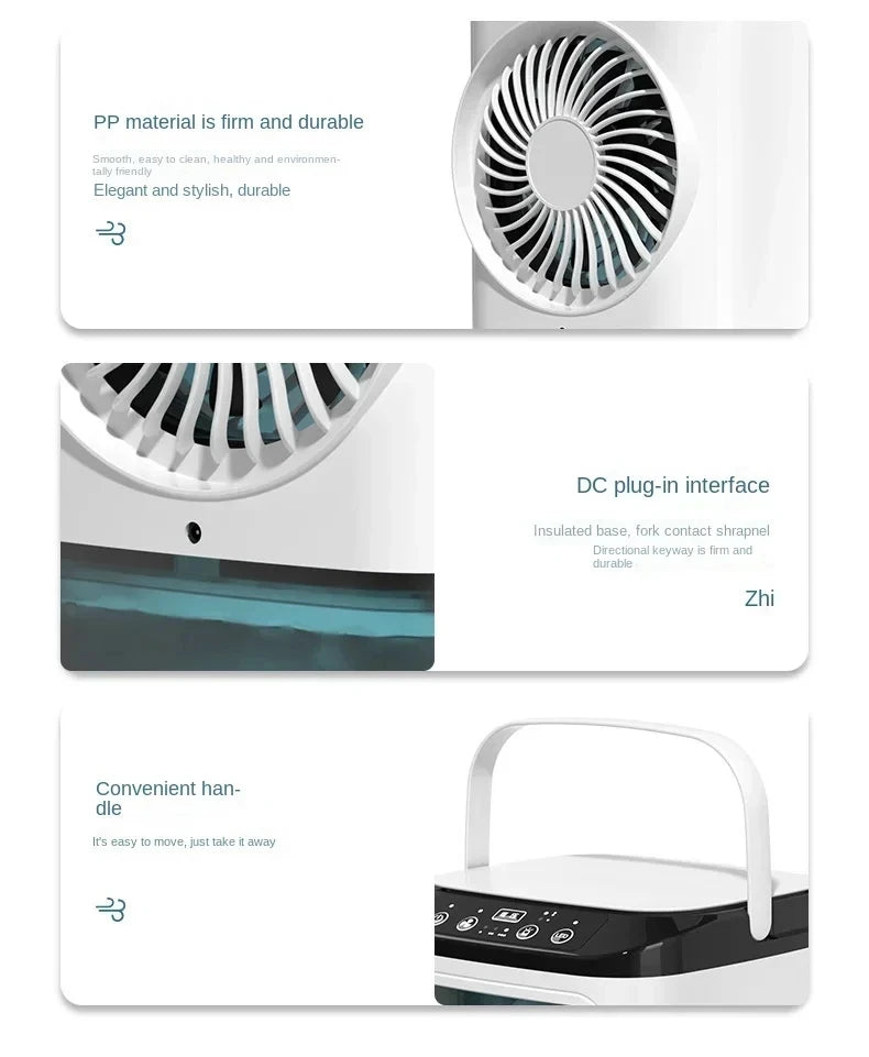 ChillAir™ Portable Mini AC – 3-in-1 Air Cooler, Humidifier & Fan