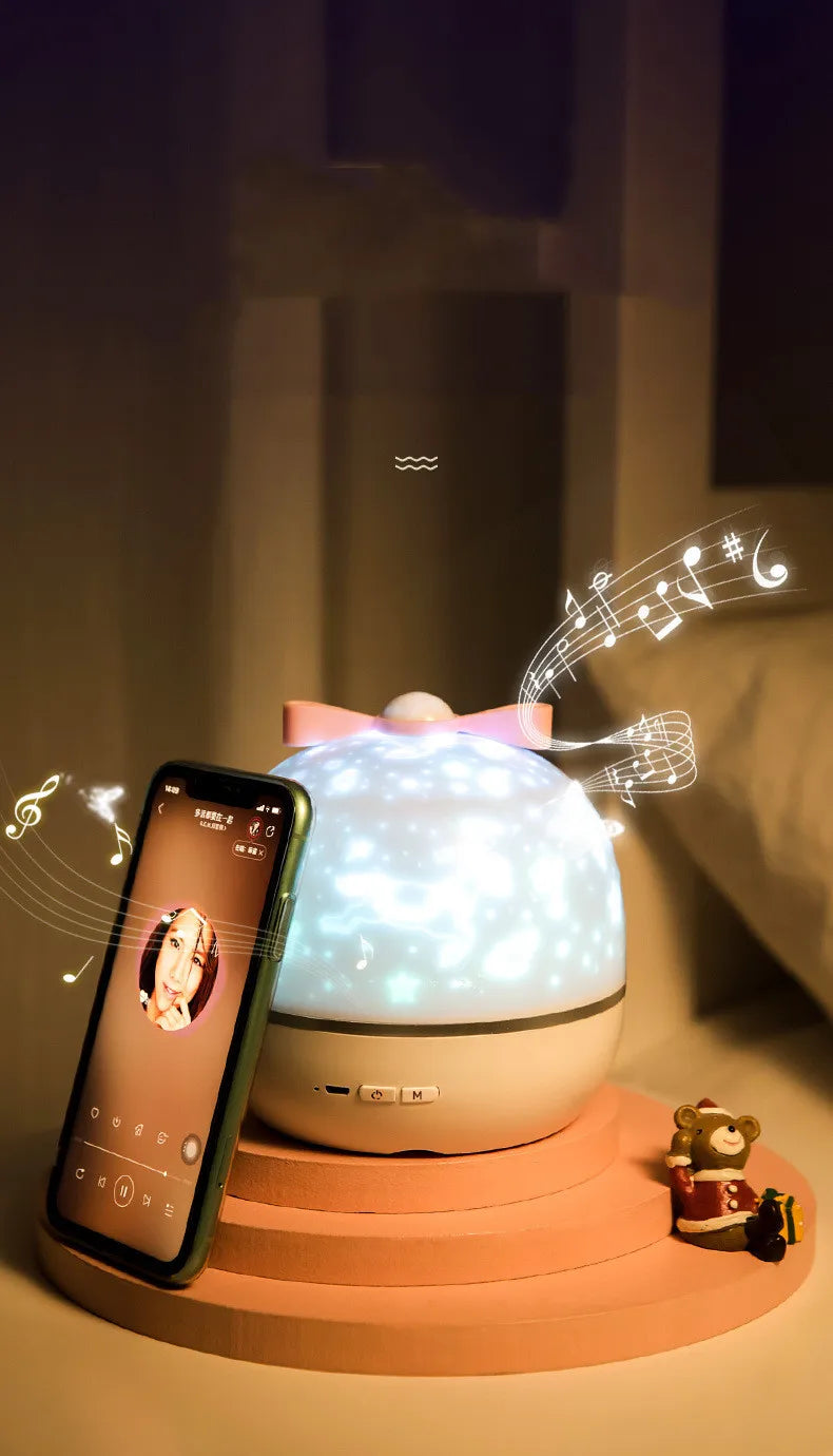 Starry Sky Galaxy Projector Night Light – Dreamy Room Lamp