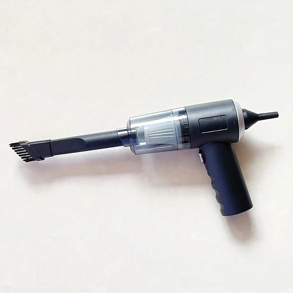 3-in-1 USB Car Vacuum Cleaner – Suction, Blow & Precision