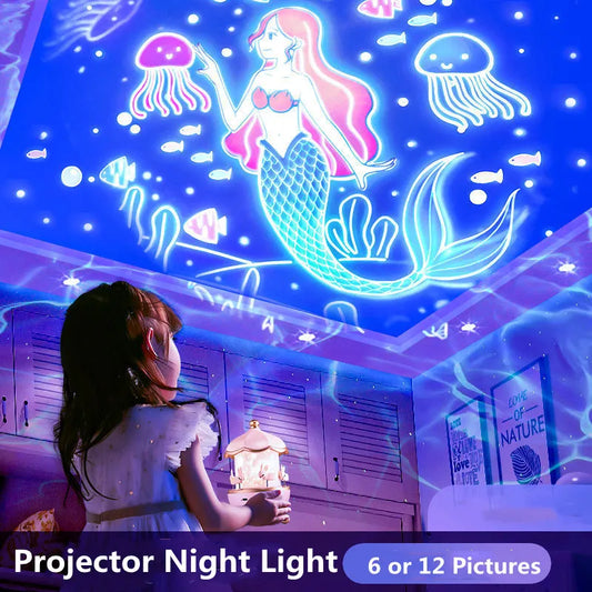 Starry Sky Galaxy Projector Night Light – Dreamy Room Lamp