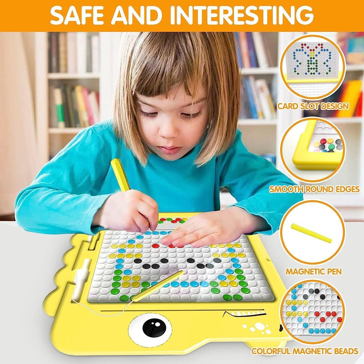 Creative Doodle Dot Board™ – Magnetic Drawing Pad for Kids | STEM Toy