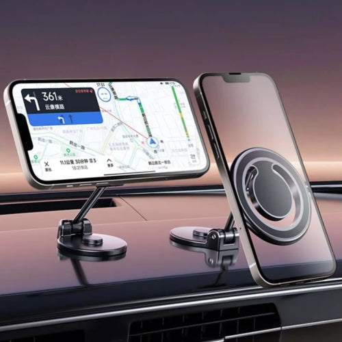 Magnetic 360° Phone Holder – Strong Grip Car & Desk Mount