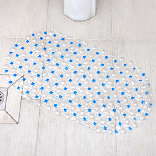 Colorful Anti-Slip Bathroom Mat – Suction Cup Grip + Drainage Design (35x63cm)