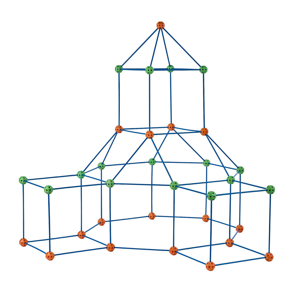 VEVOR Kids Fort Building Kit – 120PCS STEM Construction Toy Castle Play Set