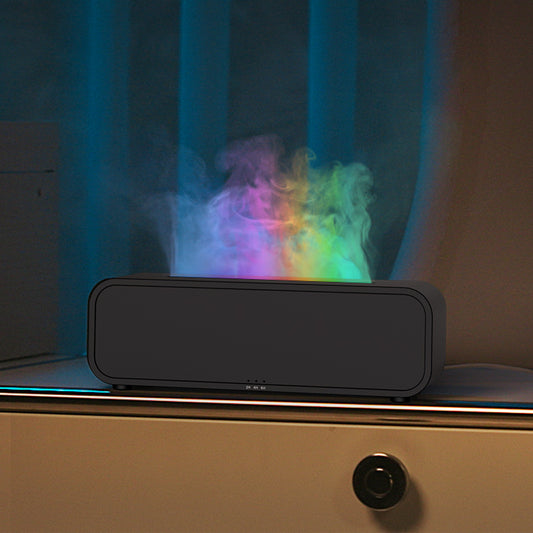 Flame Dynamic Aroma Diffuser – Remote Control, Music-Synced, Color-Changing Night Light (2025)