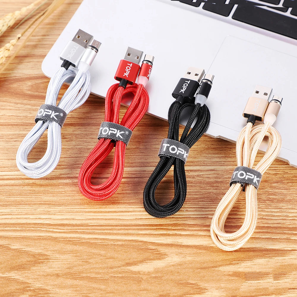 3-in-1 Magnetic Charging Cable | USB-C, Lightning, Micro USB