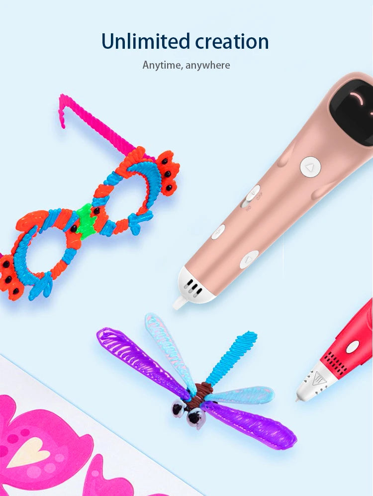 Safe 3D Printing Pen for Kids – Low Temp DIY Drawing Tool | Sounkary™