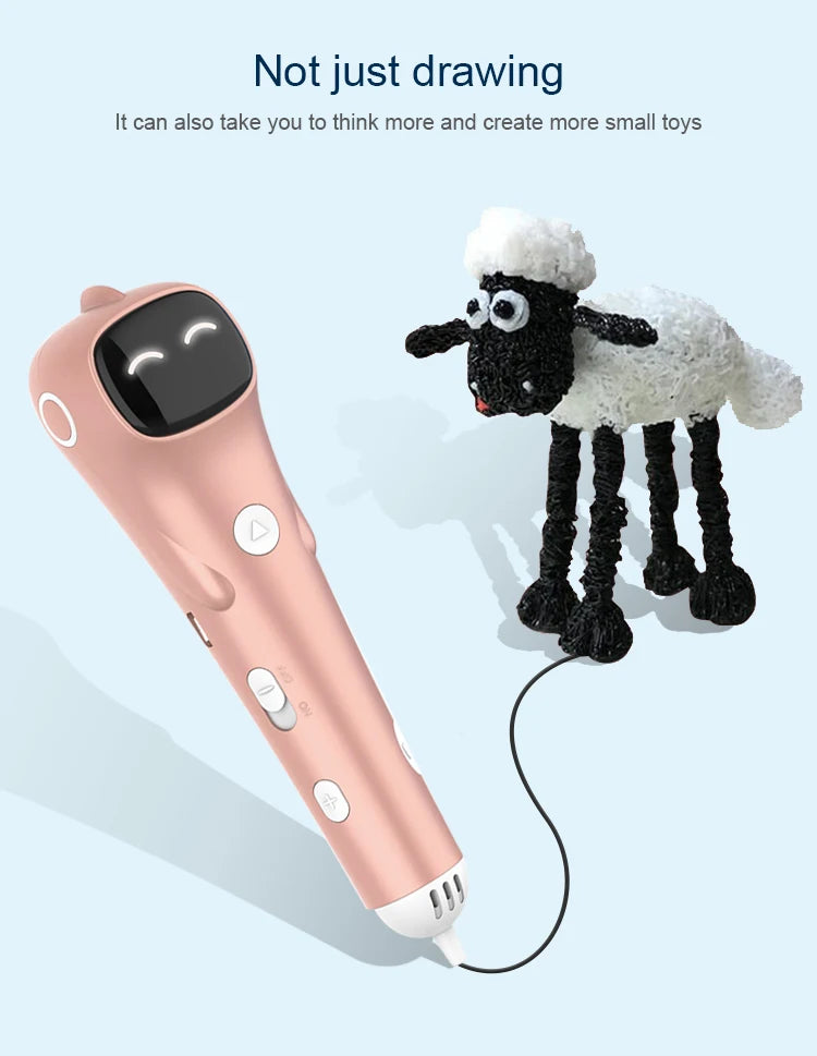 Safe 3D Printing Pen for Kids – Low Temp DIY Drawing Tool | Sounkary™