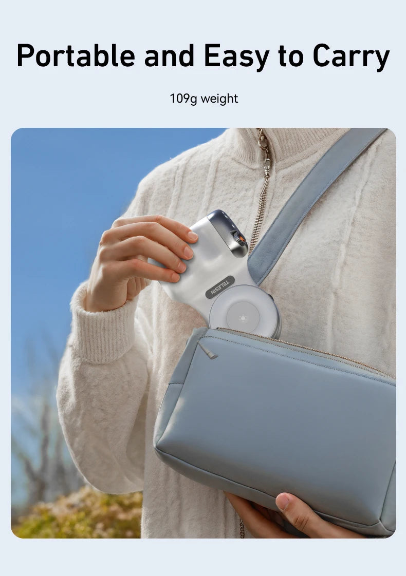 Magnetic Phone Grip with Remote – Pro Video Handle for iPhone & Android