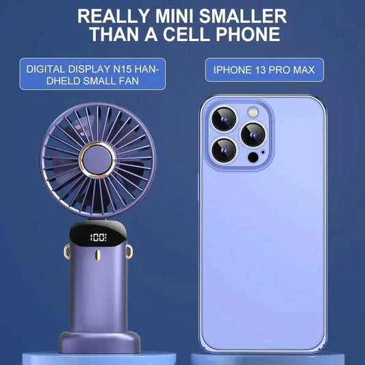 Portable Neck Fan – Foldable USB Rechargeable Mini Cooler