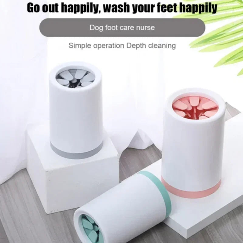 Portable Pet Paw Cleaner Cup – Soft Silicone for Quick, Easy Cleaning