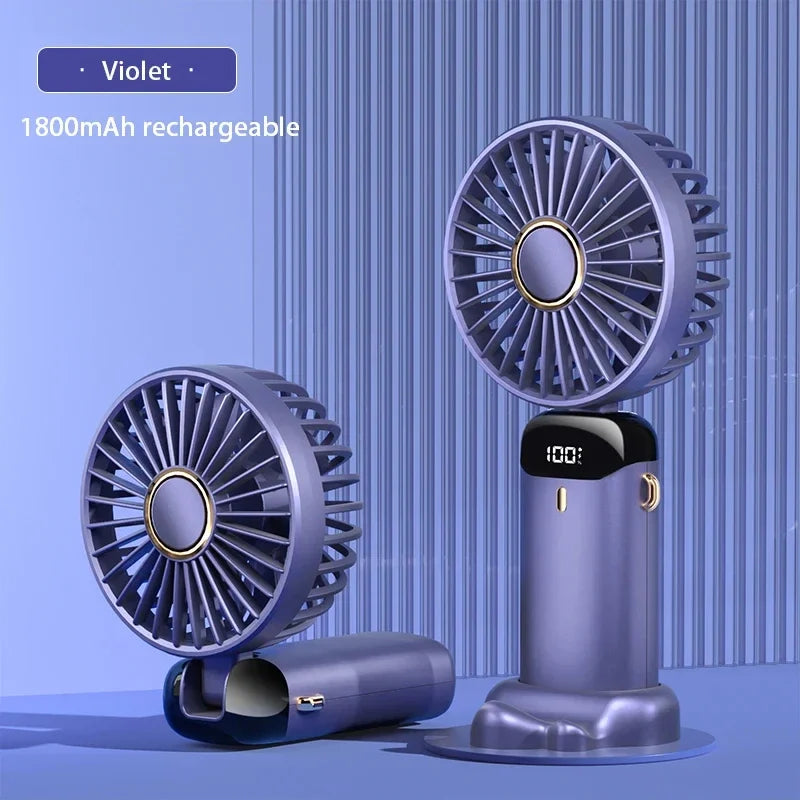 Portable Neck Fan – Foldable USB Rechargeable Mini Cooler