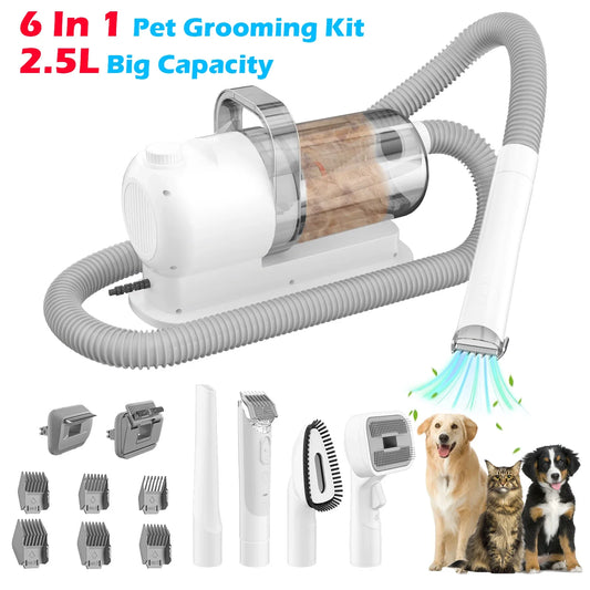 Pet Grooming Vacuum Cleaner – Brush & Vacuum in One
