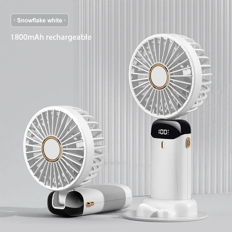 Portable Neck Fan – Foldable USB Rechargeable Mini Cooler