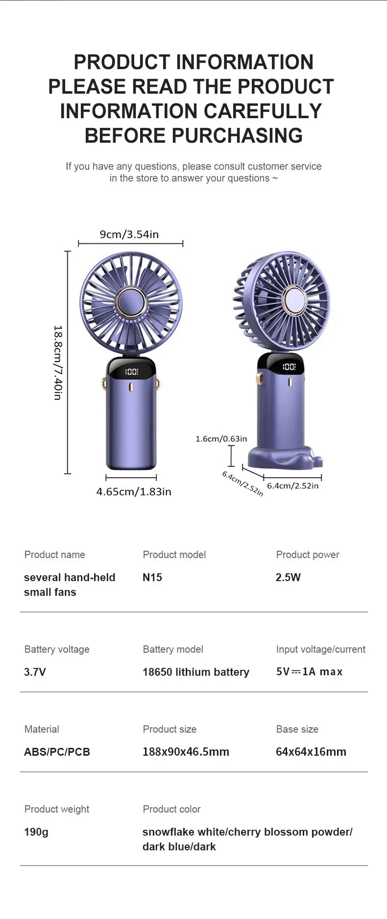 Portable Neck Fan – Foldable USB Rechargeable Mini Cooler