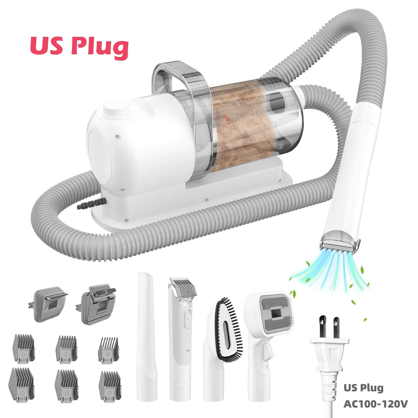 Pet Grooming Vacuum Cleaner – Brush & Vacuum in One