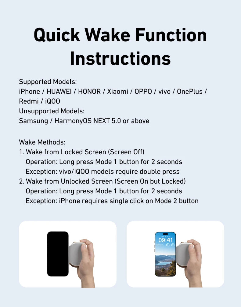 Magnetic Phone Grip with Remote – Pro Video Handle for iPhone & Android