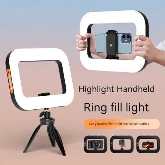 Rechargeable RGB Ring Light – Phone Mount for TikTok & Live