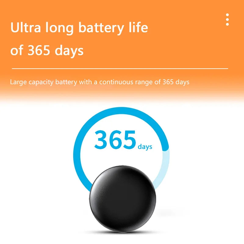 Mini Bluetooth Pet Tracker – Smart Location Tag for Dogs & Cats