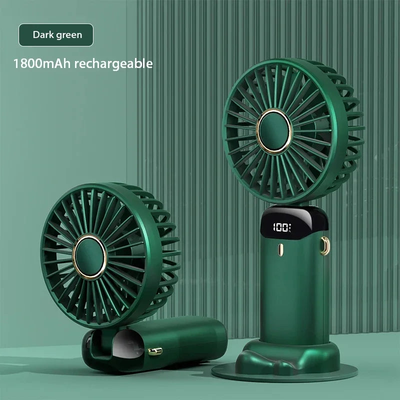 Portable Neck Fan – Foldable USB Rechargeable Mini Cooler