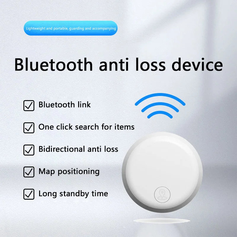 Mini Bluetooth Pet Tracker – Smart Location Tag for Dogs & Cats