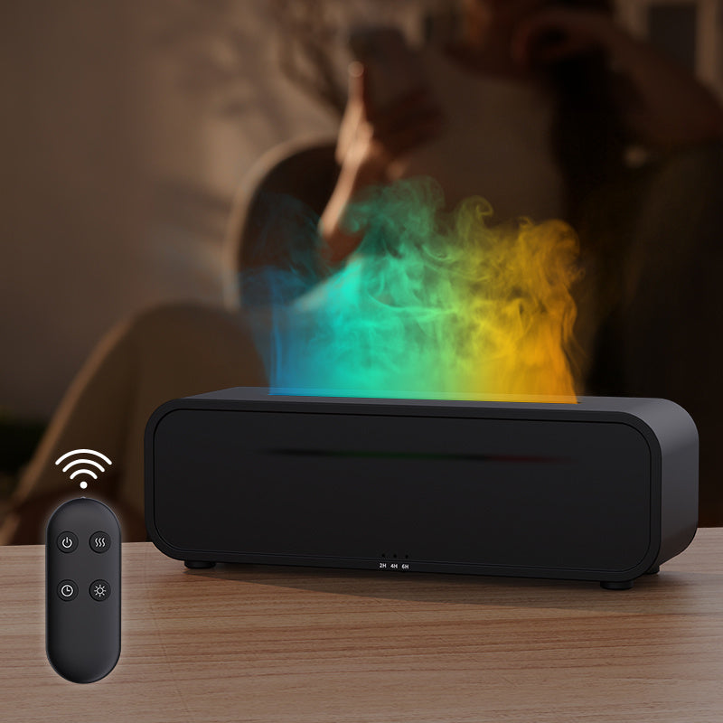 Flame Dynamic Aroma Diffuser – Remote Control, Music-Synced, Color-Changing Night Light (2025)