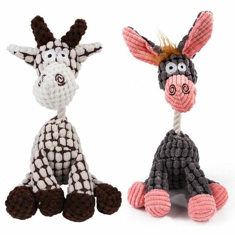 Funny Squeaky Plush Dog Toy – Chew Toy for Puppies & Small Dogs