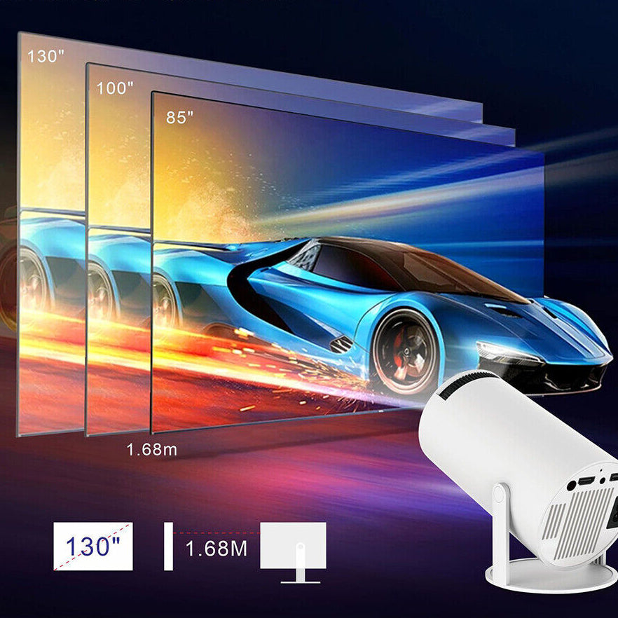 5G 4K Smart HD Projector – WiFi Bluetooth LED Home Theater
